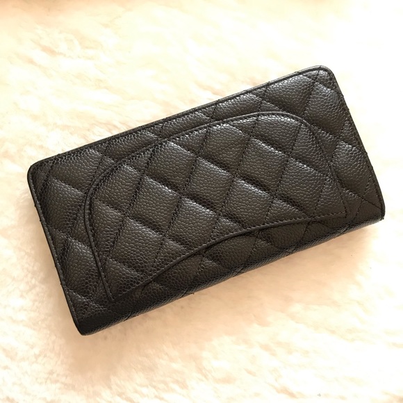 SOLD Chanel caviar long L yen wallet - Picture 2 of 8